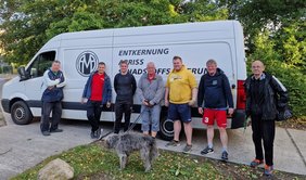 Ein Teil des Beach-Org.-Teams