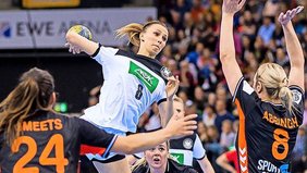 Nele Reimer feierte beim 29:28 ihr Debüt in der deutschen Handball-Nationalmannschaft  © Quelle: Marco Wolf