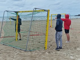 Ohne Aufbauteam läuft nichts